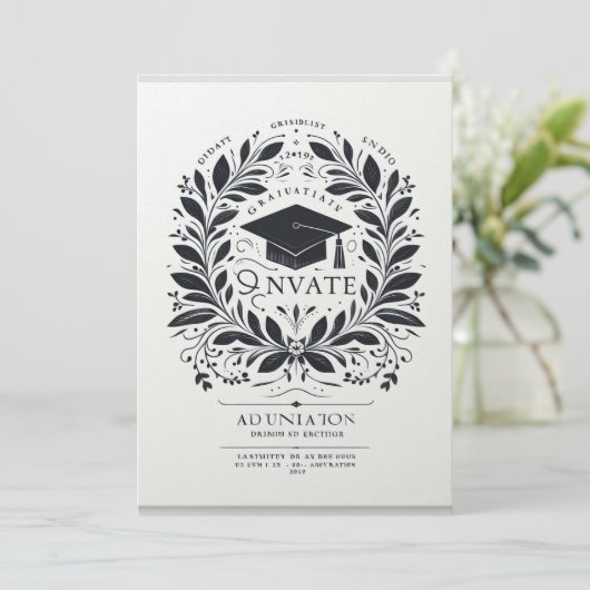 De triomf van de afgestudeerde aankondiging (Staand voorkant)