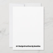 De triomf van de afgestudeerde aankondiging (Achterkant)