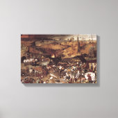 De triomf van de dood door Peter Bruegel Canvas Afdruk (Voorkant)