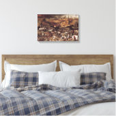 De triomf van de dood door Peter Bruegel Canvas Afdruk (Insitu (Slaapkamer))