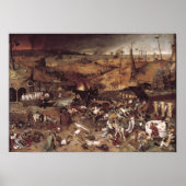 De triomf van de dood door Peter Bruegel Poster (Voorkant)