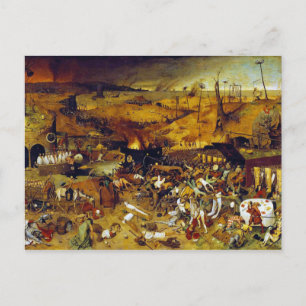De triomf van de dood door Pieter Bruegel de Ouder Briefkaart