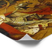 De triomf van de dood door Pieter Bruegel de Ouder Poster (Hoek)