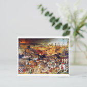 De triomf van de dood, Pieter Bruegel Briefkaart (Staand voorkant)