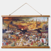 De triomf van de dood, Pieter Bruegel Hangend Wandkleed (Voorkant)