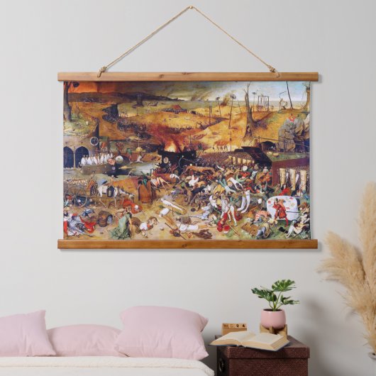 De triomf van de dood, Pieter Bruegel Hangend Wandkleed (Slaapkamer)