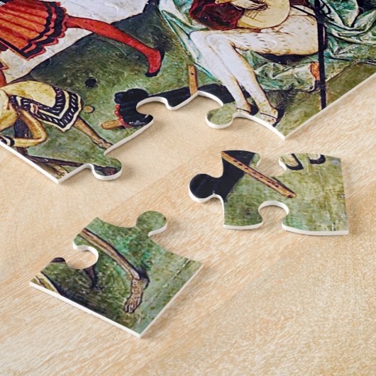 De triomf van de dood, Pieter Bruegel Legpuzzel (Zijkant)