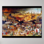 De triomf van de dood, Pieter Bruegel Poster (Voorkant)