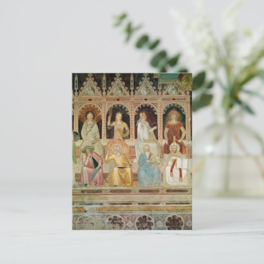 De triomf van de katholieke doctrine briefkaart (Staand voorkant)