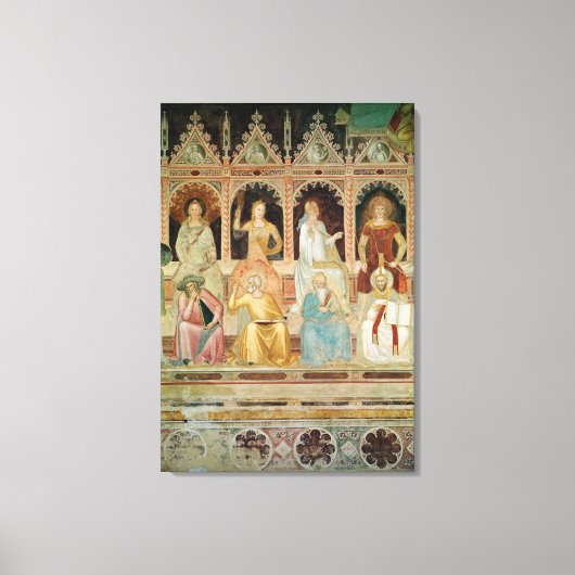 De triomf van de katholieke doctrine canvas afdruk (Voorkant)