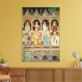 De triomf van de katholieke doctrine canvas afdruk (Insitu (Woonkamer))
