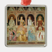 De triomf van de katholieke doctrine metalen ornament (Voorkant)