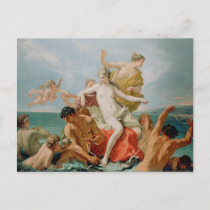 De triomf van de marinier Venus   Sebastiano Ricci Briefkaart