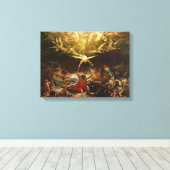 De triomf van het christendom door Gustave Dore Canvas Afdruk (Insitu (Houten vloer))