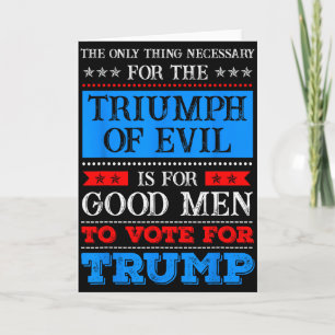 De triomf van het kwaad Anti Trump Kaart
