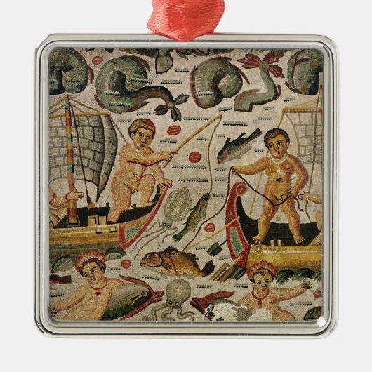 De triomf van Neptune en Amphitriet Metalen Ornament (Voorkant)