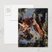 De triomf van St. Augustine 1664 Briefkaart (Voorkant / Achterkant)