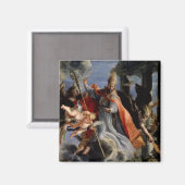 De triomf van St. Augustine 1664 Magneet (Voorkant / Achterkant)