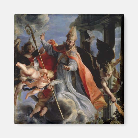 De triomf van St. Augustine 1664 Magneet (Voorkant)