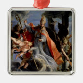 De triomf van St. Augustine 1664 Metalen Ornament (Voorkant)