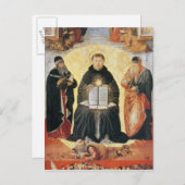 De triomf van St. Thomas Aquinas Briefkaart (Voorkant / Achterkant)