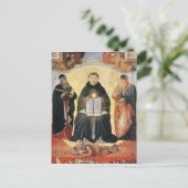 De triomf van St. Thomas Aquinas Briefkaart (Staand voorkant)