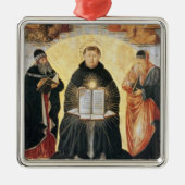 De triomf van St. Thomas Aquinas Metalen Ornament (Voorkant)