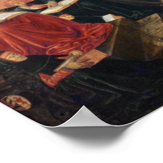 De triomf van St. Thomas Aquinas Poster (Hoek)