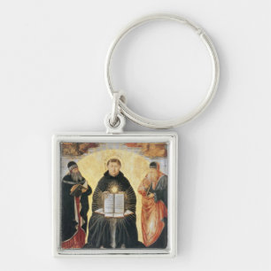 De triomf van St. Thomas Aquinas Sleutelhanger