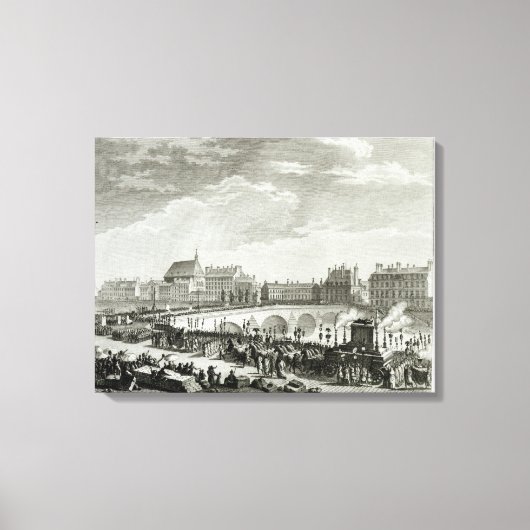 De triomf van Voltaire Canvas Afdruk (Voorkant)