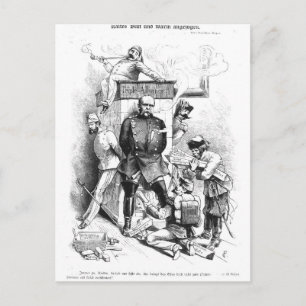 De Triple Alliance uit 'Bismarck' Briefkaart