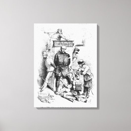 De Triple Alliance uit 'Bismarck' Canvas Afdruk (Voorkant)