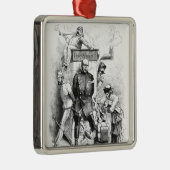 De Triple Alliance uit 'Bismarck' Metalen Ornament (Rechts)