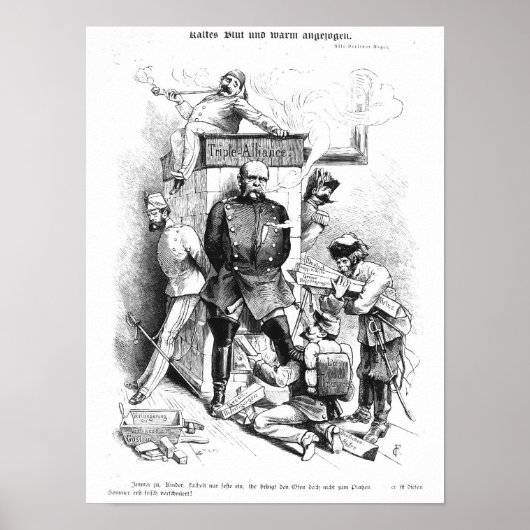De Triple Alliance uit 'Bismarck' Poster (Voorkant)