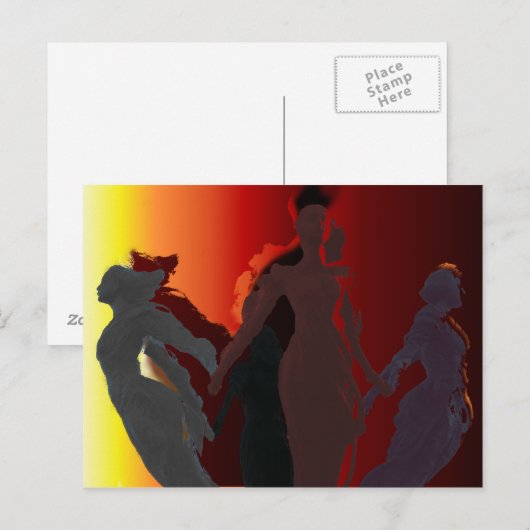 De Triple Goddess Briefkaart (Voorkant / Achterkant)