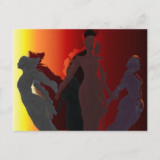 De Triple Goddess Briefkaart (Voorkant)