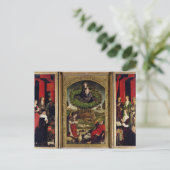 De triptych van Mozes en de verbrande Struik Briefkaart (Staand voorkant)