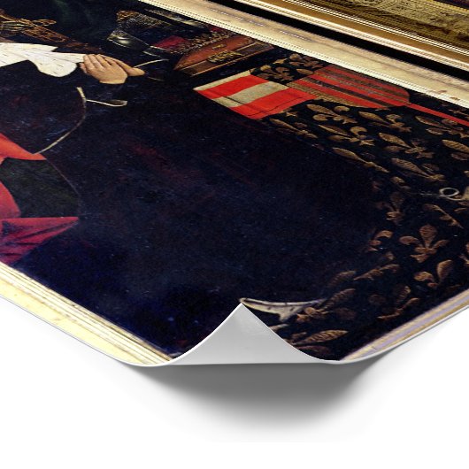 De triptych van Mozes en de verbrande Struik Poster (Hoek)