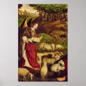 De triptych van Mozes en de verbrande Struik Poster (Voorkant)