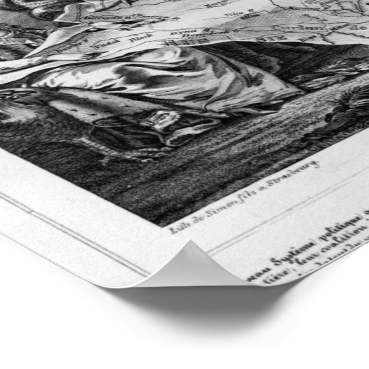 De Troelfth Cake, eerste verdeling van Polen Poster (Hoek)