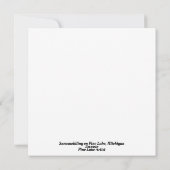 De troep van de sneeuwscooter op het Meer Michigan Feestdagenkaart (Achterkant)