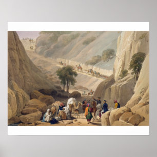 De troepen die uit het Narrow Part van De Poster