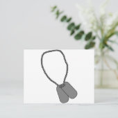 De troepen van de militaire dienst van Dog Label s Briefkaart (Staand voorkant)