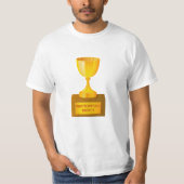 De Trofee van de deelname drukt op Value T-Shirt a (Voorkant)