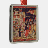 De Trojaanse vechtpartij Metalen Ornament (Rechts)
