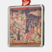 De Trojaanse vechtpartij Metalen Ornament (Links)