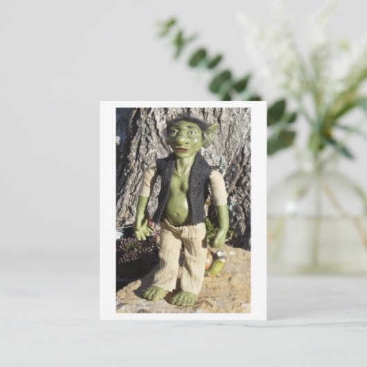 De trol dichten briefkaart (Staand voorkant)