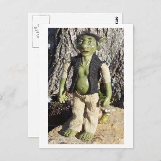 De trol dichten briefkaart (Voorkant / Achterkant)