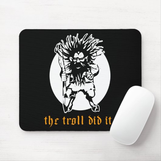 De troll deed het muismat (Met muis)