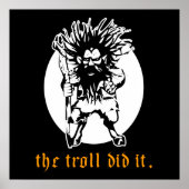 De troll deed het poster (Voorkant)